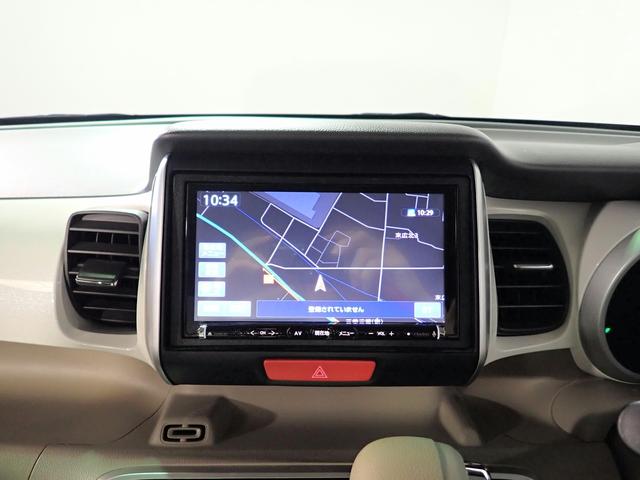 Ｎ－ＢＯＸ Ｇ　ＳＳパッケージ　社外ＳＤナビ　フルセグ　ＤＶＤ／ＣＤ　ＵＳＢ　ＢＴ　バックカメラ　Ｒ２スピーカー　ＥＴＣ　インテリキー　社外ＬＥＤ　Ｌパワスラ　シートヒーター　シートバックテーブル　Ｒサンシェード　純正１４ＡＷ　禁煙（6枚目）