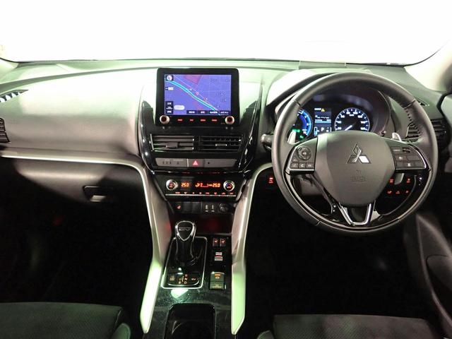 エクリプスクロスＰＨＥＶ ・Ｇ　ｅ－Ａｓｓｉｓｔ　４ＷＤ　１００Ｖ・ＡＣ電源　禁煙　純正８インチＭナビ　フルセグ　ＵＳＢ　ＢＴ　マルチアラウンドＭ　インテリキー　ＬＥＤヘッド　レーダークルーズＣ　ＡＴハイビーム　ブラインドスポットＭ　ヘッドアップＤＰ　ハーフレザー　純正１８ＡＷ（21枚目）