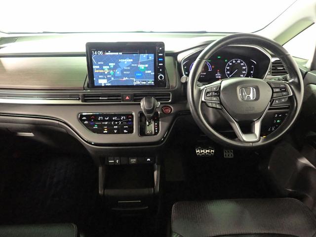オデッセイハイブリッド e:HEV ABSOLUTE EX HondaSENSING 禁煙 ナビ装着用SP 純10インチナビ フルセグ DVD BT マルチビューカメラ ETC2.0 ドラレコ ハーフレザー Wパワスラ Pテールゲート 純ノイズリデューシング18AW AC電源1500W(21枚目)
