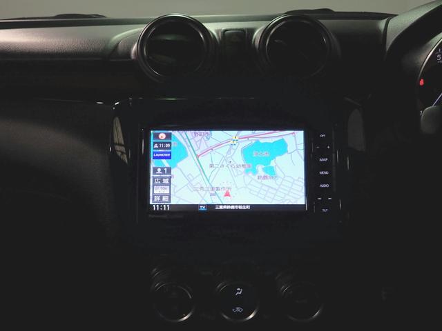 スイフトスポーツ ベースグレード セーフティパッケージ装着車 6AT 禁煙 デュアルセンサーブレーキサポート 社外SDナビ フルセグTV DVD Bluetooth Bカメラ ETC Wドラレコ レーダークルーズC シートヒーター パドルシフト ICターボ 純正17AW(6枚目)