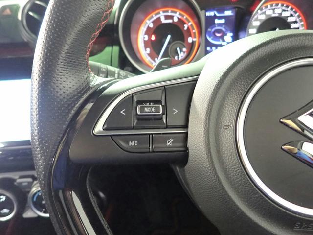 スイフトスポーツ ベースグレード セーフティパッケージ装着車 6AT 禁煙 デュアルセンサーブレーキサポート 社外SDナビ フルセグTV DVD Bluetooth Bカメラ ETC Wドラレコ レーダークルーズC シートヒーター パドルシフト ICターボ 純正17AW(14枚目)