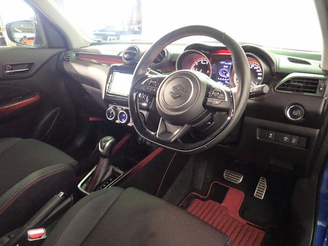 スイフトスポーツ ベースグレード セーフティパッケージ装着車 6AT 禁煙 デュアルセンサーブレーキサポート 社外SDナビ フルセグTV DVD Bluetooth Bカメラ ETC Wドラレコ レーダークルーズC シートヒーター パドルシフト ICターボ 純正17AW(20枚目)