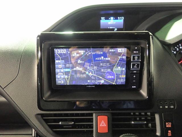 ヴォクシー ZS ToyotaSafetySense 8人乗り 禁煙 社外メモリーナビ フルセグ DVD SD BT Bカメラ インテリキー ETC LEDヘッド&フォグ プリクラッシュS クルーズC ATハイビーム Lパワスラ ステリモ Aストップ 純正16AW(6枚目)