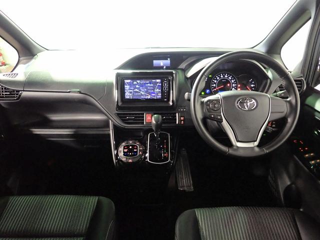 ヴォクシー ZS ToyotaSafetySense 8人乗り 禁煙 社外メモリーナビ フルセグ DVD SD BT Bカメラ インテリキー ETC LEDヘッド&フォグ プリクラッシュS クルーズC ATハイビーム Lパワスラ ステリモ Aストップ 純正16AW(20枚目)