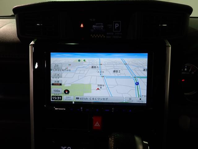 タンク カスタムＧ－Ｔ　スマートアシスト　禁煙　社外９インチＷナビ　フルセグＴＶ　ＤＶＤ　ＵＳＢ　ＢＴ　バックカメラ　インテリキー　ＥＴＣ　ＬＥＤヘッド＆フォグ　Ｗパワースライドドア　クルーズＣ　パーキングセンサー　ＩＣ付ターボ　純正１５ＡＷ（6枚目）