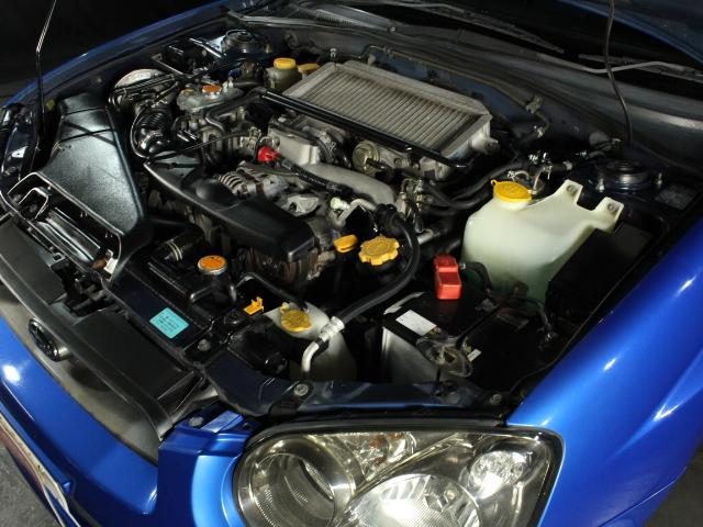 インプレッサ ＷＲＸ　２００３Ｖリミテッド　オリジナルベース車　純正エアロ　大型リアスポ　ＳＴＩマフラー　ＨＫＳエアクリ　キセノン　ＲＡＹＳ１７アルミ　ＥＴＣ（27枚目）