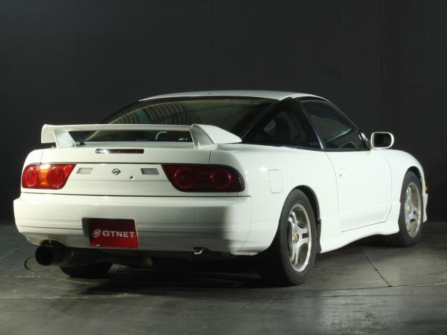 １８０ＳＸ タイプＸ　純正エアロ　リアスポ　同色リペイント　社外ナビ　専用シート　社外マフラー　ＡＤＶＡＮ１６インチアルミ　ＥＴＣ（2枚目）