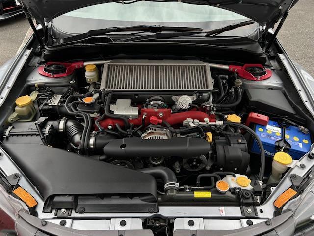 インプレッサ ＷＲＸ　ＳＴＩ　ＳＴＩスポイラー　ＳＴＩマフラー　ＳＴＩタワーバー　純正アルミ　専用シート　社外ナビ　フルセグ　前後ドラレコ　ＥＴＣ（10枚目）