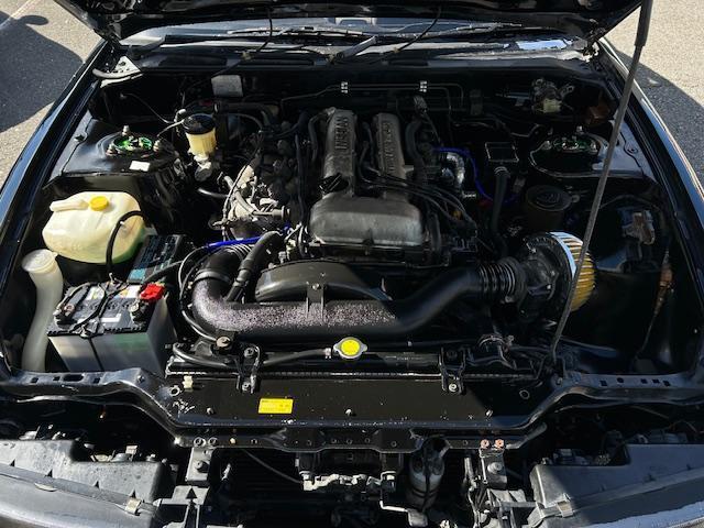 シルビア Ｑ’ｓ　エアロフード　社外ＬＳＤ　社外マフラー　社外エアクリーナー　強化クラッチ　社外車高調　純正アルミ（10枚目）