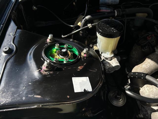 シルビア Ｑ’ｓ　エアロフード　社外ＬＳＤ　社外マフラー　社外エアクリーナー　強化クラッチ　社外車高調　純正アルミ（11枚目）