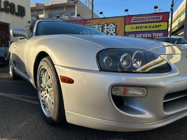 スープラ RZ RECARO HKSマフラー APEXエアクリ WORK17アルミ 社外ナビ ETC(7枚目)