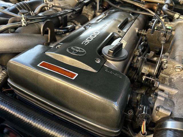 スープラ RZ RECARO HKSマフラー APEXエアクリ WORK17アルミ 社外ナビ ETC(27枚目)