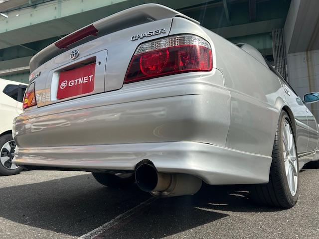 チェイサー ツアラーV 純正エアロ純正5速 社外車高調 社外マフラー HID 前置きインタークーラー ローダウン 社外アルミ(42枚目)