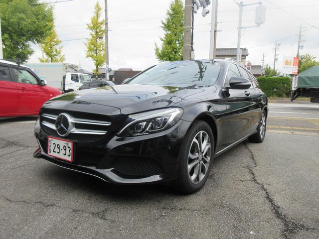 Ｃクラスステーションワゴン Ｃ２００ステーションワゴン　アバンギャルド　純正ナビ　ＥＴＣ　ドラレコ　ハーフレザーシート　パワーシート　シートヒーター　純正アルミホイール　パワーテールゲート　バックモニター　スマートキー　プッシュスタート（2枚目）