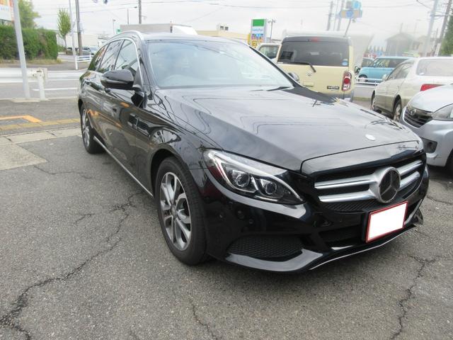 Ｃクラスステーションワゴン Ｃ２００ステーションワゴン　アバンギャルド　純正ナビ　ＥＴＣ　ドラレコ　ハーフレザーシート　パワーシート　シートヒーター　純正アルミホイール　パワーテールゲート　バックモニター　スマートキー　プッシュスタート（4枚目）