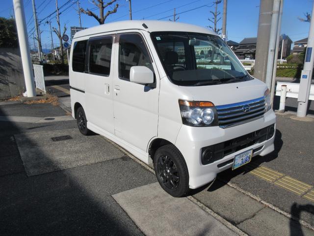 アトレーワゴン カスタムターボＲ　社外ナビ　テレビ　アルミホイール　キーレス（3枚目）