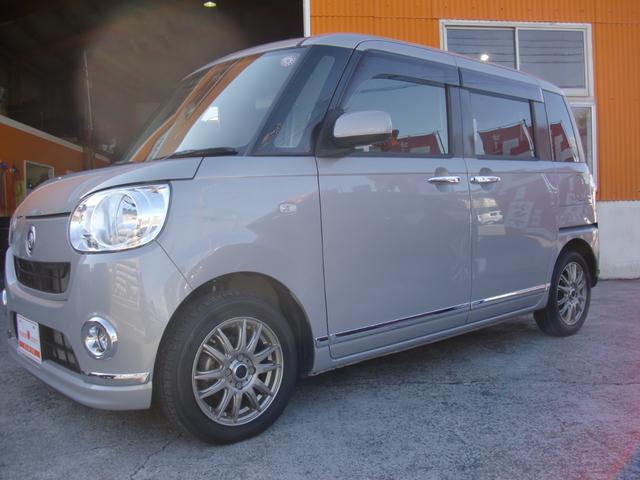 ムーヴキャンバス Ｘメイクアップリミテッド　ＳＡＩＩＩ　４ＷＤ　両側パワースライドデア　純正大画面ナビ　フルセグＴＶ　ブルートゥースオーディオ　全周囲モニター　ＣＤ／ＤＶＤ再生　セイフティーサポート　オートハイビーム　ナビ連動専用ドラレコ　ＵＳＢポート（5枚目）