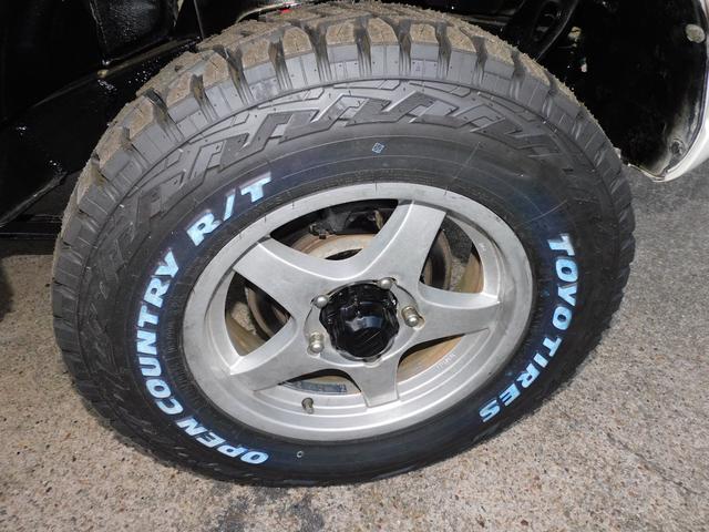 ジムニー XG 9型 インタークーラーターボ パートタイム4WD 新品部品3インチリフトアップキット 16インチアルミホイール 新品TOYOオープンカントリーホワイトレター16インチタイヤ(43枚目)