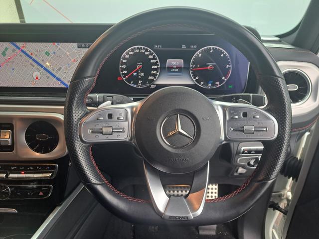Ｇクラス Ｇ３５０ｄ　ＡＭＧライン　純正２０インチアルミ／ブルメスターサラウンドシステム／ガラススライディングルーフ／ＬＥＤヘッドライト／アダプティブダンピングシステム／アイドリングストップ／３６０°カメラ／ブラックレザー／ドラレコ（19枚目）