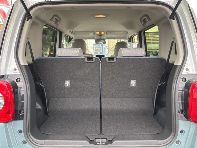 ムーヴキャンバス ストライプスＧ　両側電動スライドドア　クリアランスソナー　レーンアシスト　衝突被害軽減システム　オートライト　ＬＥＤヘッドランプ　スマートキー　アイドリングストップ　電動格納ミラー　シートヒーター　ベンチシート（25枚目）