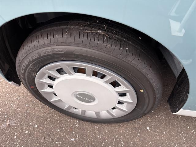 ムーヴキャンバス ストライプスＧ　両側電動スライドドア　クリアランスソナー　レーンアシスト　衝突被害軽減システム　オートライト　ＬＥＤヘッドランプ　スマートキー　アイドリングストップ　電動格納ミラー　シートヒーター　ベンチシート（33枚目）