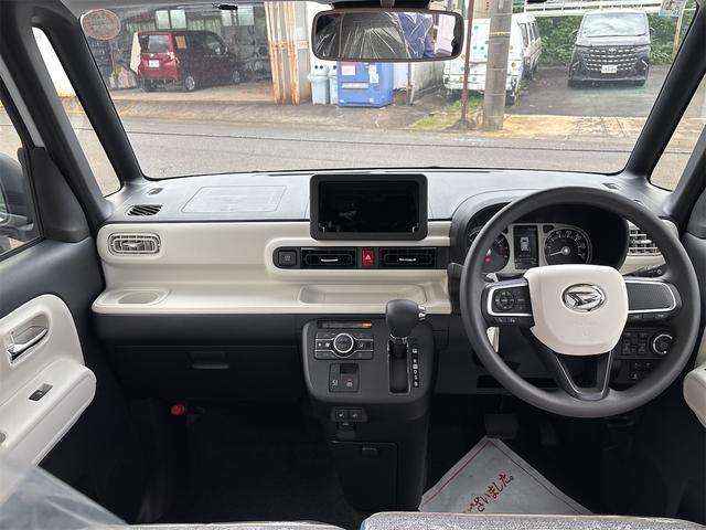 ムーヴキャンバス ストライプスＧ　両側電動スライドドア　クリアランスソナー　レーンアシスト　衝突被害軽減システム　オートライト　ＬＥＤヘッドランプ　スマートキー　アイドリングストップ　電動格納ミラー　シートヒーター　ベンチシート（56枚目）