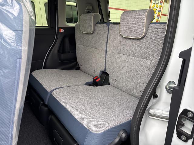 ムーヴキャンバス ストライプスＧ　両側電動スライドドア　クリアランスソナー　レーンアシスト　衝突被害軽減システム　オートライト　ＬＥＤヘッドランプ　スマートキー　アイドリングストップ　電動格納ミラー　シートヒーター　ベンチシート（58枚目）