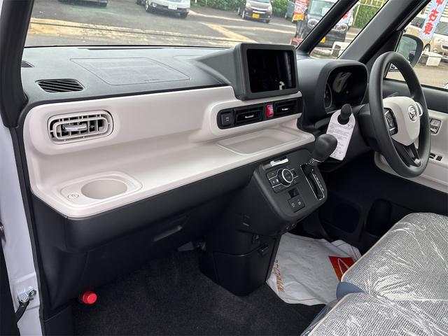 ムーヴキャンバス ストライプスＧ　両側電動スライドドア　クリアランスソナー　レーンアシスト　衝突被害軽減システム　オートライト　ＬＥＤヘッドランプ　スマートキー　アイドリングストップ　電動格納ミラー　シートヒーター　ベンチシート（64枚目）