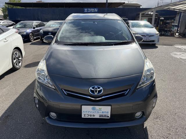 プリウスアルファ S チューン ブラック HVバッテリー5年間10万キロ保証付き ナビ/TV/CD/DVD/Bモニター/前後ドラレコ(2枚目)