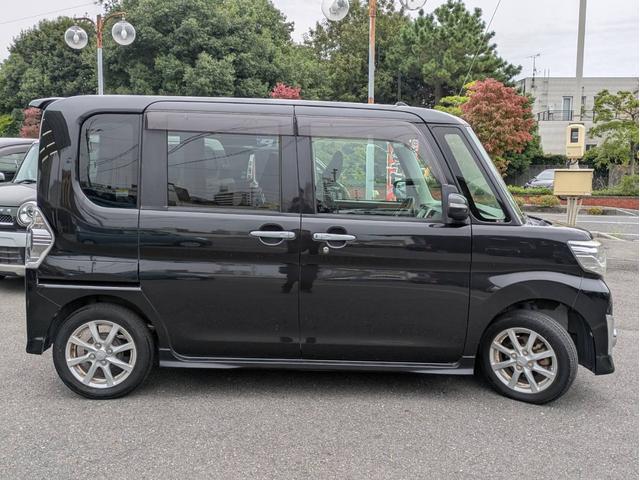 タント カスタムＸ　スマートセレクションＳＡ　衝突軽減ブレーキ　ＳＤナビ　Ｂｌｕｅｔｏｏｔｈオーディオ　ＥＴＣ　フルセグＴＶ　パワースライドドア　ＡＵＸ　ＣＤ／ＤＶＤ再生　純正アルミ　オートライト　ステアリングリモコン　プッシュスタート（41枚目）