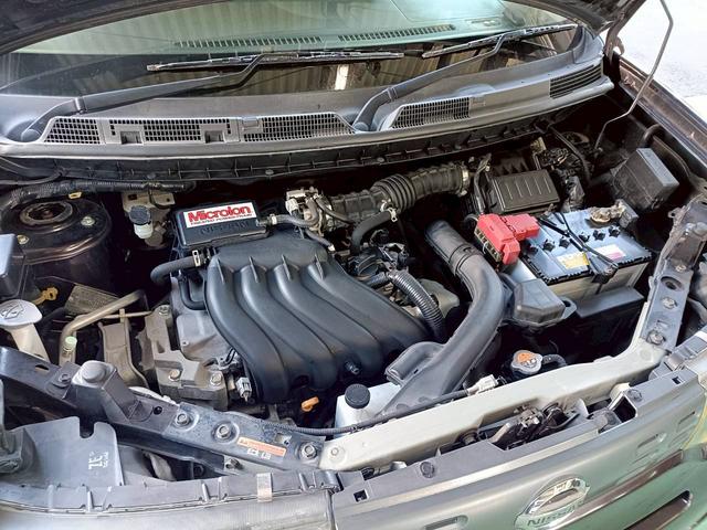 キューブ １５Ｘ　Ｖセレクション　ＳＤナビ　Ｂｌｕｅｔｏｏｔｈオーディオ　フルセグＴＶ　アイドリングストップ　ＡＵＸ　ＣＤ／ＤＶＤ再生　スマートキー　プッシュスタート　ＨＩＤライト　ワンオーナー　オートライト　ドライブレコーダー（38枚目）