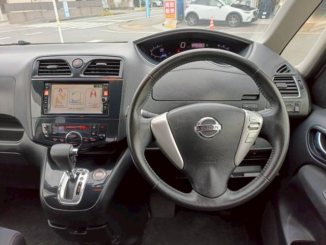 セレナ ハイウェイスター S-ハイブリッド SDナビ 両側電動スライドドア 後席モニター クルーズコントロール ETC フルセグTV Bluetoothオーディオ ウォークスルー 純正アルミ プッシュスタート AUX アイドリングストップ(13枚目)