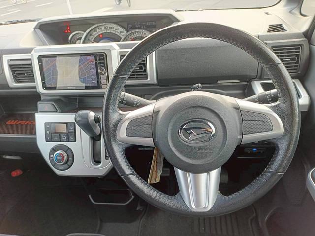 ウェイク G SA 衝突軽減ブレーキ ターボ メモリナビ 両側電動スライドドア バックカメラ ETC 音楽録音 CD/DVD再生 Bluetoothオーディオ 純正アルミ オートライト プッシュスタート LEDライト(12枚目)