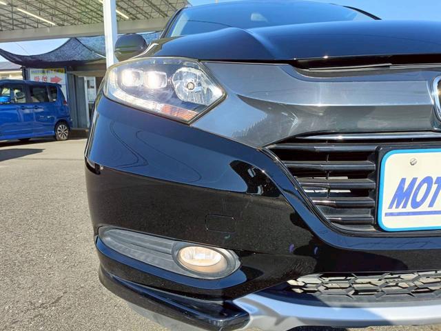 ヴェゼル ハイブリッドZ 衝突軽減ブレーキ HDMI接続 メモリナビ Bluetoothオーディオ バックカメラ クルーズコントロール シートヒーター ETC フルセグTV LEDライト パドルシフト プッシュスタート(23枚目)