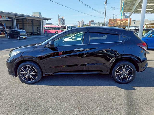 ヴェゼル ハイブリッドZ 衝突軽減ブレーキ HDMI接続 メモリナビ Bluetoothオーディオ バックカメラ クルーズコントロール シートヒーター ETC フルセグTV LEDライト パドルシフト プッシュスタート(38枚目)