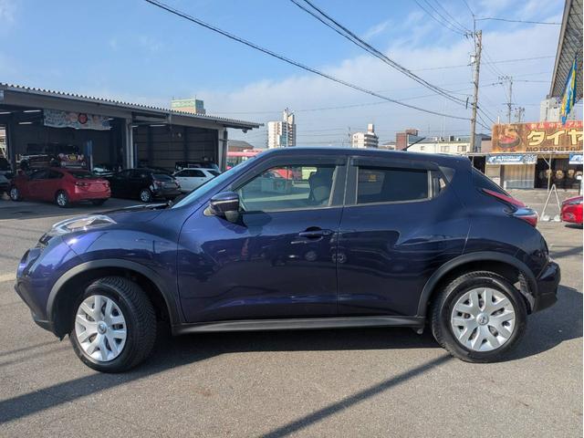 ジューク １５ＲＸ　ＳＤナビ　Ｂｌｕｅｔｏｏｔｈオーディオ　バックカメラ　ＥＴＣ　フルセグＴＶ　ＣＤ・ＤＶＤ再生　ＡＵＸ　音楽録音　スマートキー　プッシュスタート　オートライト　純正フロアマット　アイドリングストップ（37枚目）