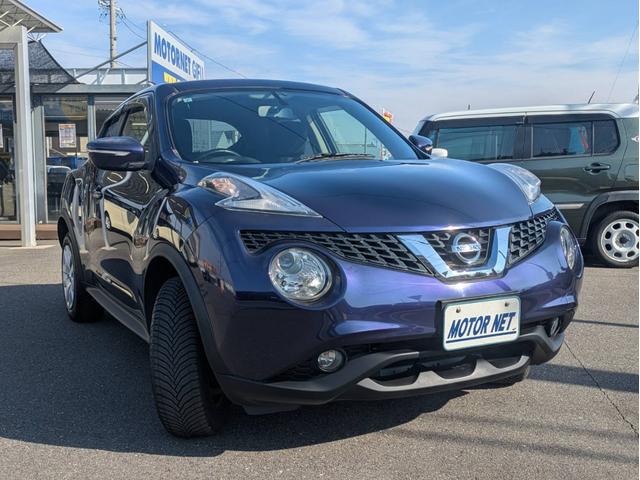 ジューク １５ＲＸ　ＳＤナビ　Ｂｌｕｅｔｏｏｔｈオーディオ　バックカメラ　ＥＴＣ　フルセグＴＶ　ＣＤ・ＤＶＤ再生　ＡＵＸ　音楽録音　スマートキー　プッシュスタート　オートライト　純正フロアマット　アイドリングストップ（42枚目）