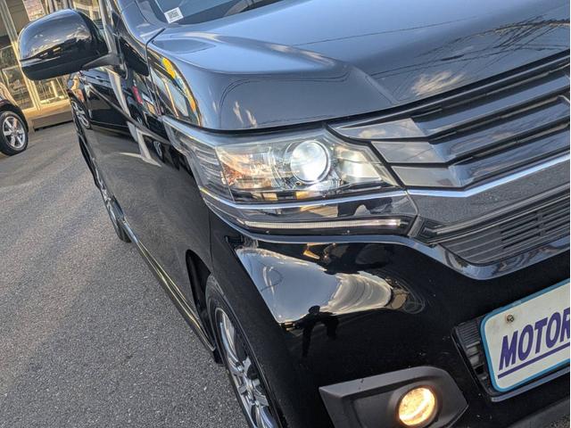 Ｎ－ＷＧＮカスタム Ｇ・ターボパッケージ　Ｂｌｕｅｔｏｏｔｈ接続　バックカメラ　クルーズコントロール　ＥＴＣ　ターボ　フルセグＴＶ　衝突軽減ブレーキ　ＨＩＤヘッドライト　ステアリングリモコン　パドルシフト　純正アルミホイール　ハーフレザー（24枚目）