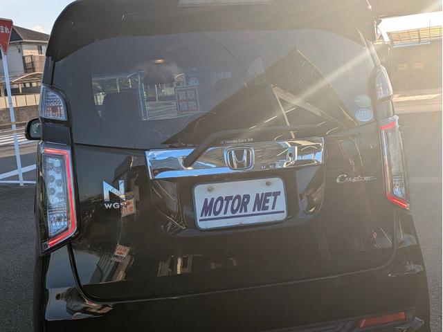 Ｎ－ＷＧＮカスタム Ｇ・ターボパッケージ　Ｂｌｕｅｔｏｏｔｈ接続　バックカメラ　クルーズコントロール　ＥＴＣ　ターボ　フルセグＴＶ　衝突軽減ブレーキ　ＨＩＤヘッドライト　ステアリングリモコン　パドルシフト　純正アルミホイール　ハーフレザー（39枚目）