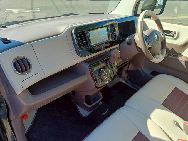 MRワゴンWit XS SDナビ フルセグTV ミュージックサーバー アイドリングストップ フルセグTV フォグライト CD/DVD再生 スマートキー プッシュスタート 純正アルミ ハンズフリー通話 ステアリングリモコン(7枚目)