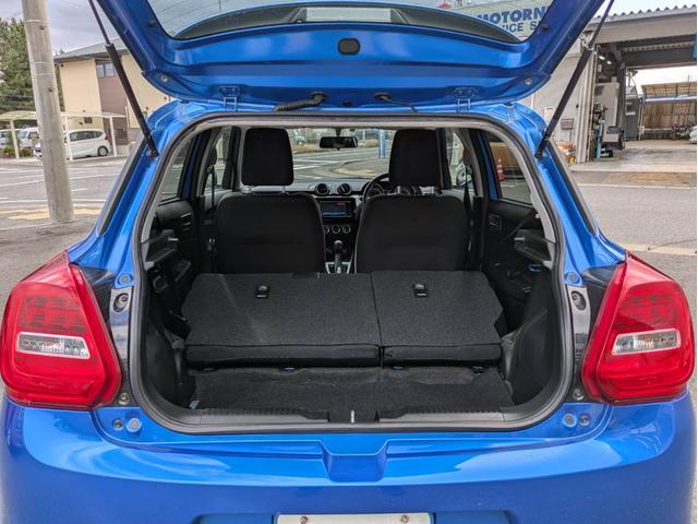 スイフト ハイブリッドRS メモリーナビ Bluetoothオーディオ シートヒーター ETC フルセグTV CD/DVD再生 ステアリングリモコン パドルシフト スマートキー プッシュスタート USB接続 純正アルミ(12枚目)