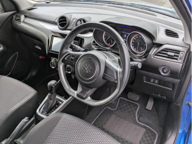 スイフト ハイブリッドRS メモリーナビ Bluetoothオーディオ シートヒーター ETC フルセグTV CD/DVD再生 ステアリングリモコン パドルシフト スマートキー プッシュスタート USB接続 純正アルミ(25枚目)