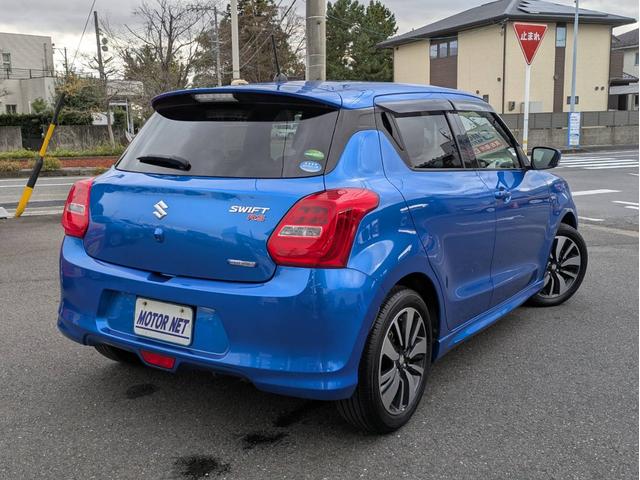 スイフト ハイブリッドRS メモリーナビ Bluetoothオーディオ シートヒーター ETC フルセグTV CD/DVD再生 ステアリングリモコン パドルシフト スマートキー プッシュスタート USB接続 純正アルミ(37枚目)