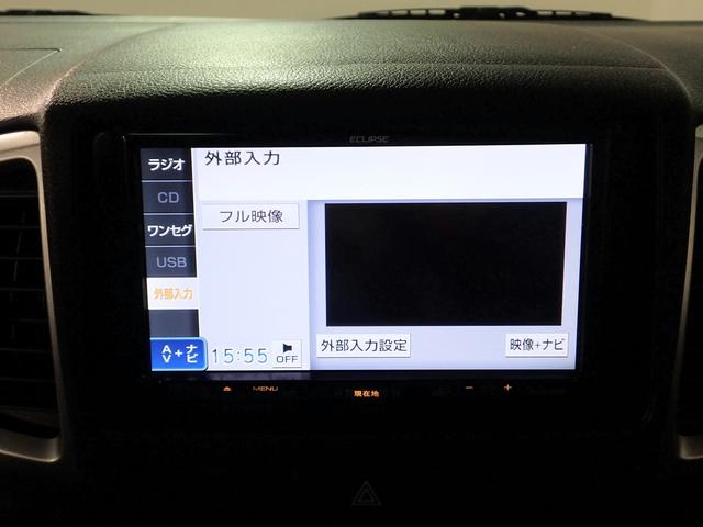 スペーシア Ｇ　Ｓ‐エネチャージ　外ＳＤナビ　ワンセグ　ＣＤ　インテリキー＆プッシュスタート　ナノイー搭載フルオートＡ／Ｃ　Ａストップ　電格ミラー　シートヒーター　ベンチシート　両側スライドドア　ＵＶ＆ＩＲカットＧ　社外１４ＡＷ　禁煙（6枚目）