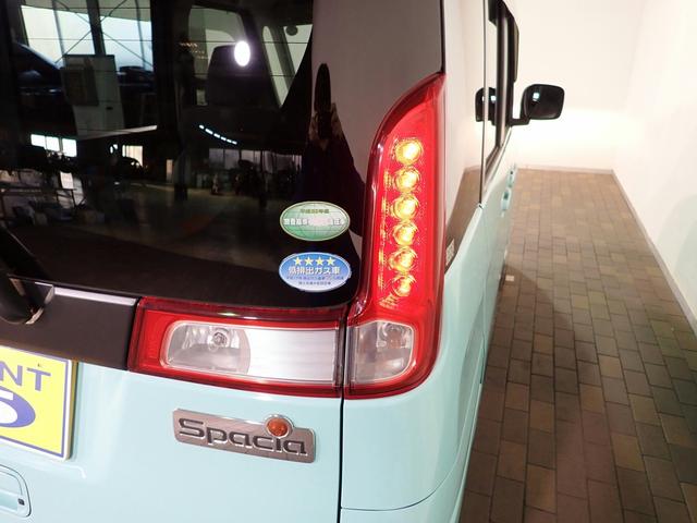 スペーシア Ｇ　Ｓ‐エネチャージ　外ＳＤナビ　ワンセグ　ＣＤ　インテリキー＆プッシュスタート　ナノイー搭載フルオートＡ／Ｃ　Ａストップ　電格ミラー　シートヒーター　ベンチシート　両側スライドドア　ＵＶ＆ＩＲカットＧ　社外１４ＡＷ　禁煙（24枚目）