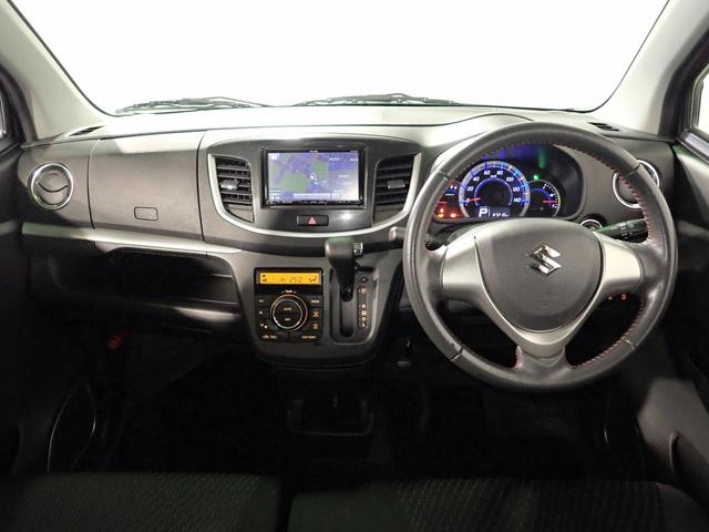 ワゴンＲ ２０周年記念　特別仕様車　レーダーブレーキサポート　社外ＳＤナビ　フルセグＴＶ　ＤＶＤ／ＣＤ　ＵＳＢ　ＢＴ　Ｂカメラ　インテリキー　ＨＩＤオート　衝突軽減ブレーキ　Ａストップ　シートヒーター　ファブリックシート　専用ブラックメッキヘッド＆１５ＡＷ　禁煙（2枚目）