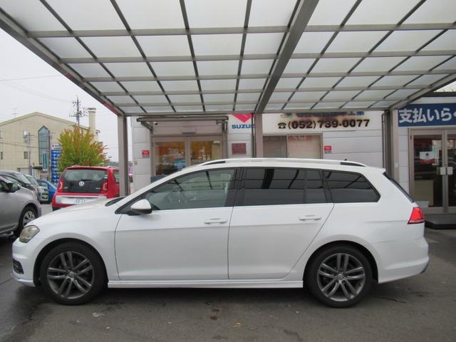 ゴルフヴァリアント Ｒラインブルーモーションテクノロジー　当社保証有り　ナビ　フルセグＴＶ　スマートキー　プッシュスタート　電動パーキング　Ｒライン専用スポーツシート　ＥＴＣ　オートラインと　フルフラットシート　アルミホイール　バックカメラ　ＨＩＤ（7枚目）