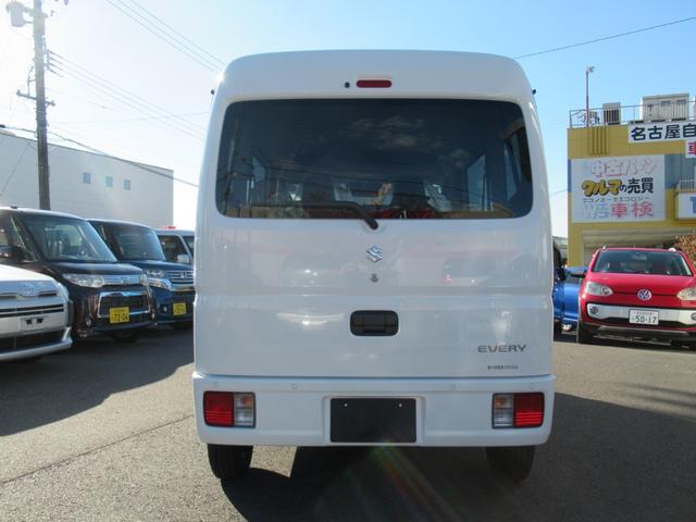 エブリイ ＰＡリミテッド　ワンオーナー　メーカー保証　展示車　試乗車　キーレスエントリーキースズキセーフティサポート　衝突被害軽減ブレーキ　衝突安全ボディ　両側スライドドア　オートライト　クリアランスソナー　フルフラット（3枚目）