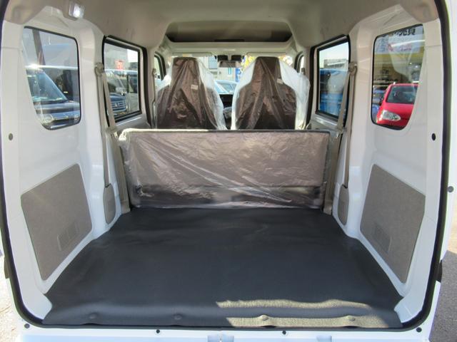 エブリイ ＰＡリミテッド　ワンオーナー　メーカー保証　展示車　試乗車　キーレスエントリーキースズキセーフティサポート　衝突被害軽減ブレーキ　衝突安全ボディ　両側スライドドア　オートライト　クリアランスソナー　フルフラット（34枚目）
