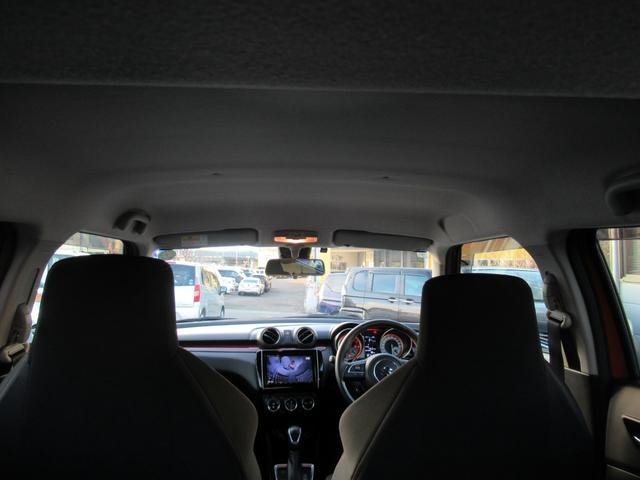 スイフトスポーツ ベースグレード 修復歴無 スズキセーフティサポート 全周囲カメラ ナビ Bluetooth TV スマートキー スペアキー有り ETC バックカメラ シートヒーター オートライト オートマチックハイビーム 禁煙車(60枚目)